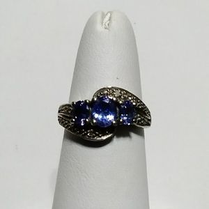 Tanzanite and Diamond Ring